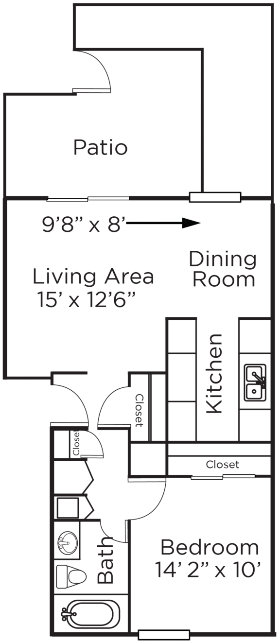 1 2 Bedroom Apartments in Linden Wood Indianapolis Meridian Court